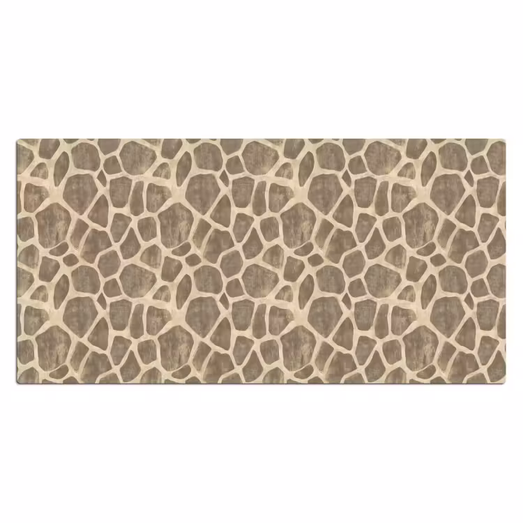Bureau onderlegger - Giraf - Patroon - Beige - Bruin — 2