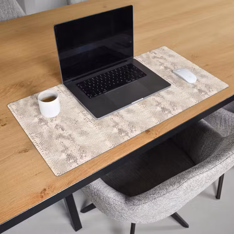 Bureau onderlegger - Slang - Patroon - Beige — 3