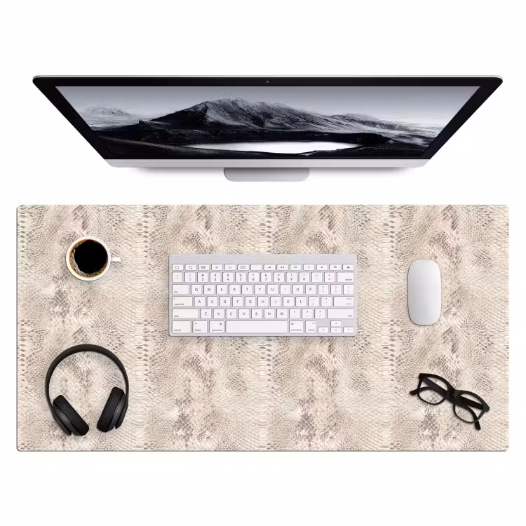 Bureau onderlegger - Slang - Patroon - Beige — 4