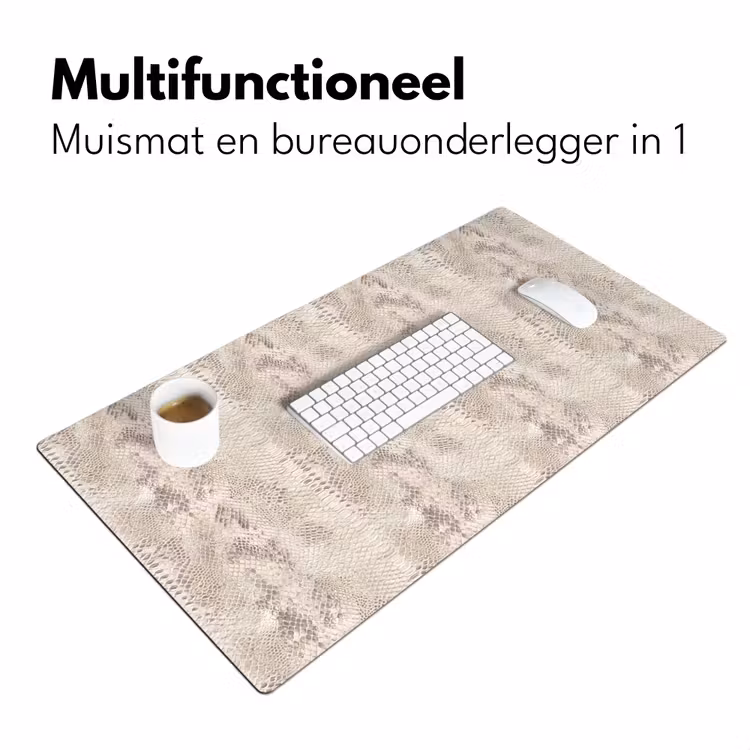 Bureau onderlegger - Slang - Patroon - Beige — 7