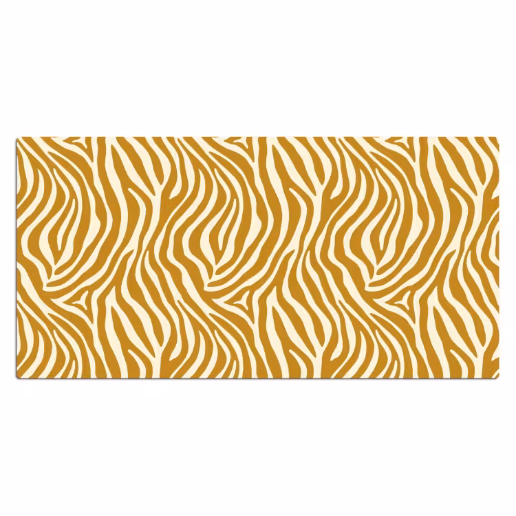 Bureau onderlegger - Zebra - Klassiek - Oker - Geel — 2