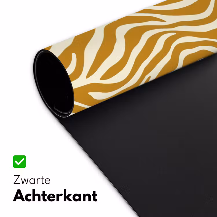 Bureau onderlegger - Zebra - Klassiek - Oker - Geel — 5