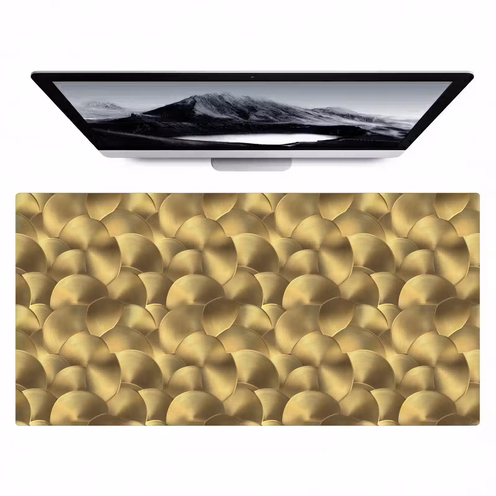 Bureau onderlegger - Modern - Cirkel - Goud — 1