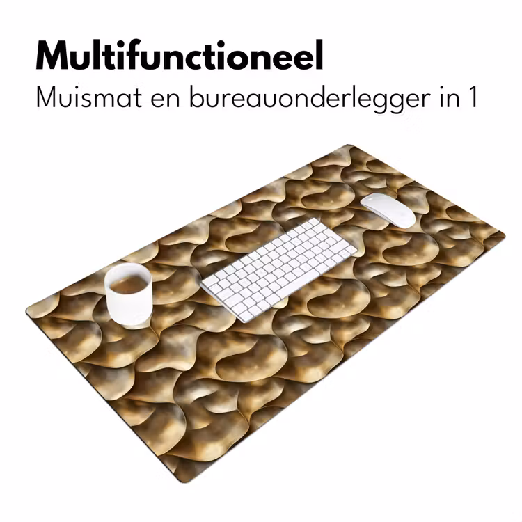 Bureau onderlegger - Abstract - Antiek - Goud — 7