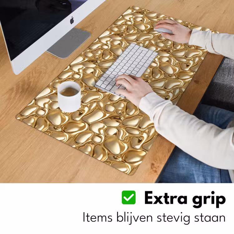 Bureau onderlegger - Abstract - Modern - Goud — 6
