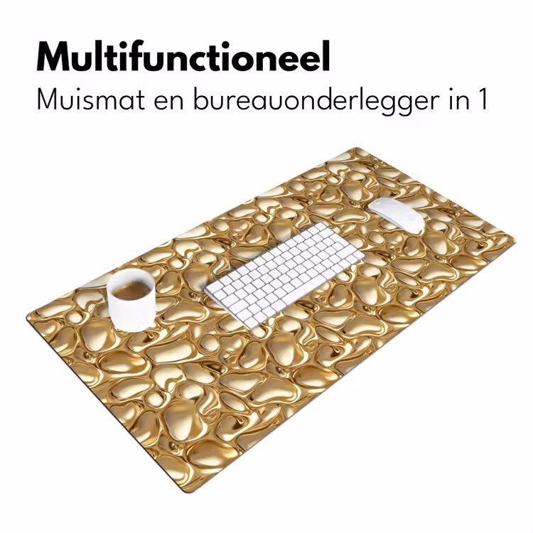 Bureau onderlegger - Abstract - Modern - Goud — 7