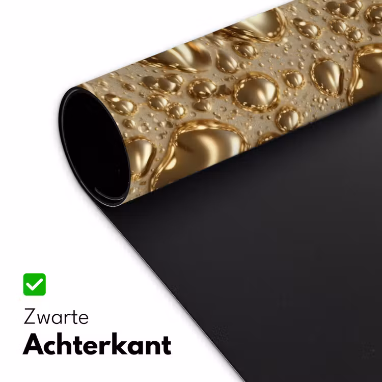 Bureau onderlegger - Druppels - Organisch - Goud — 5