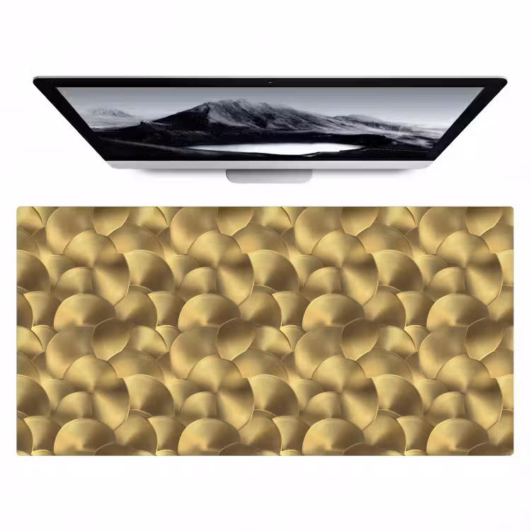 Bureau onderlegger - Modern - Cirkel - Goud — 1