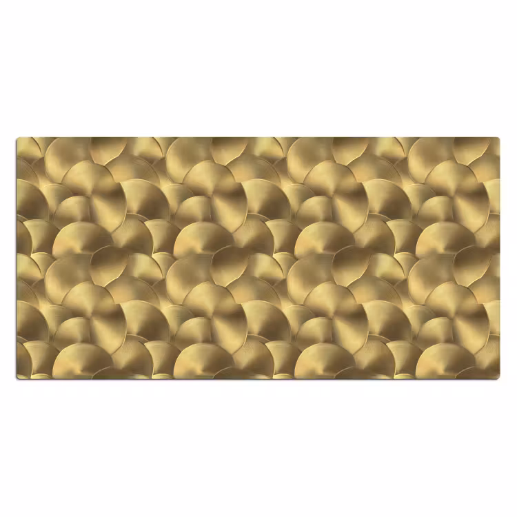 Bureau onderlegger - Modern - Cirkel - Goud — 2
