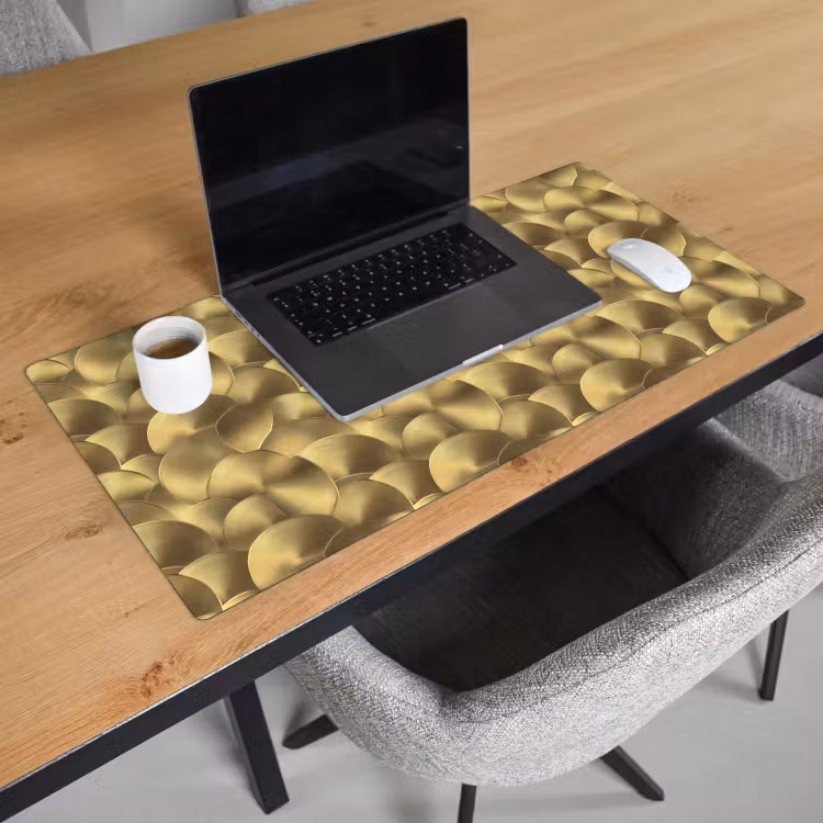 Bureau onderlegger - Modern - Cirkel - Goud — 3