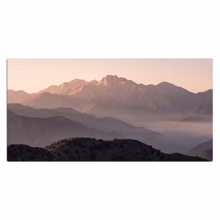 Bureau onderlegger - Panorama - Landschap - Bergen — 2