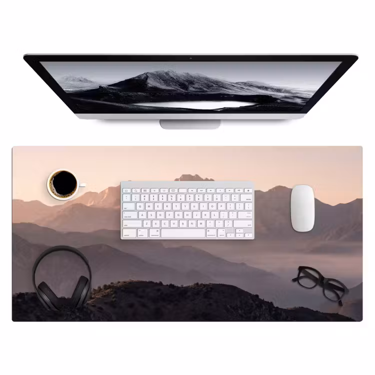 Bureau onderlegger - Panorama - Landschap - Bergen — 4