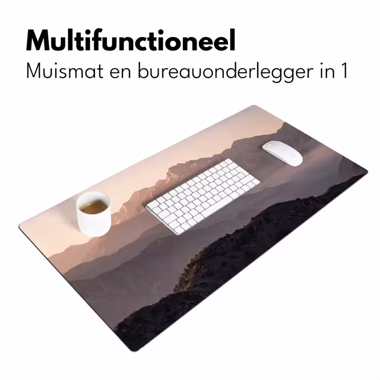 Bureau onderlegger - Panorama - Landschap - Bergen — 7