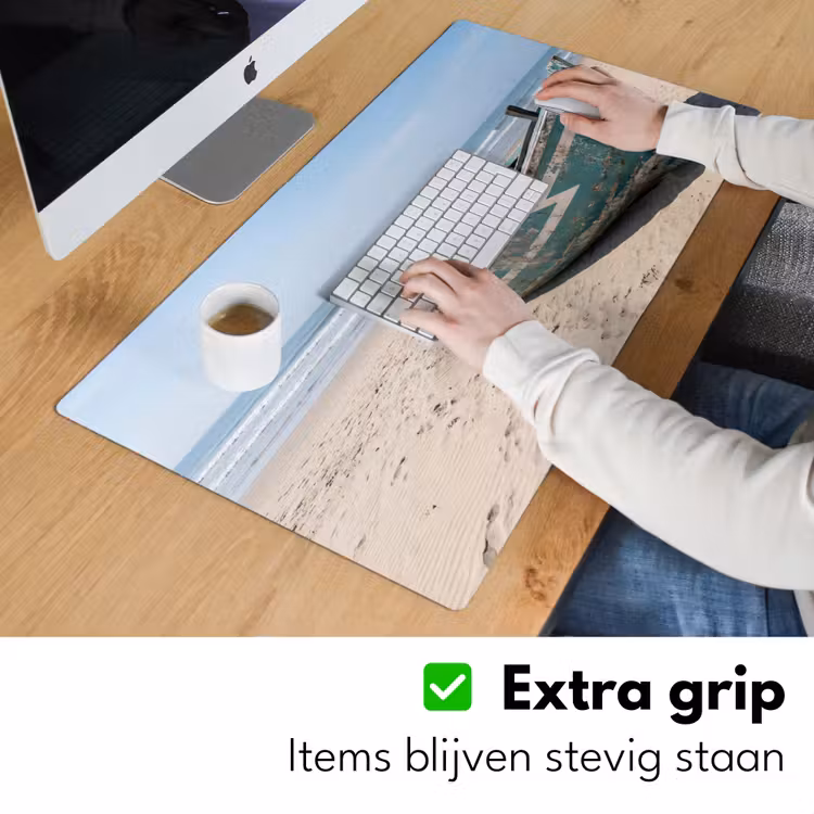Bureau onderlegger - Boot - Zandstrand - Zee — 6