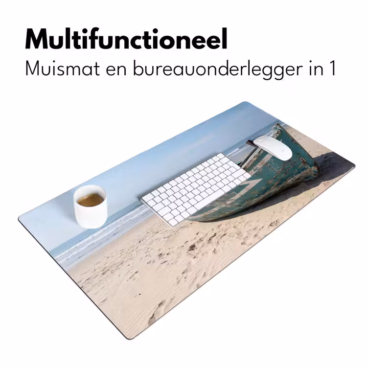 Bureau onderlegger - Boot - Zandstrand - Zee — 7