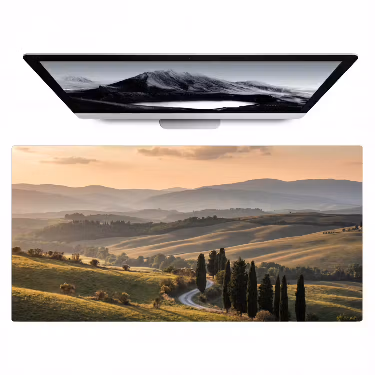 Bureau onderlegger - Toscaans - Landschap - Heuvels — 1