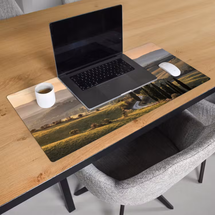 Bureau onderlegger - Toscaans - Landschap - Heuvels — 3