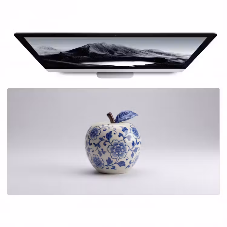 Bureau onderlegger - Appel - Blauw - Klassiek — 1
