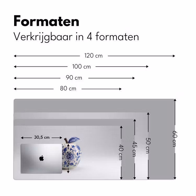 Bureau onderlegger - Appel - Blauw - Klassiek — 8