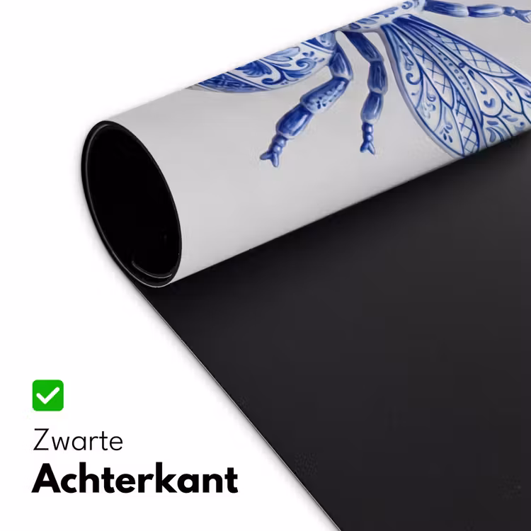 Bureau onderlegger - Bij - Modern - Delfts - Blauw — 5