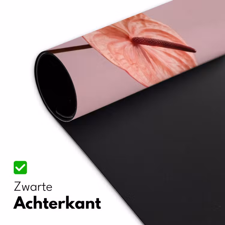 Bureau onderlegger - Bloemen - Anthuriums - Geel - Roze — 5
