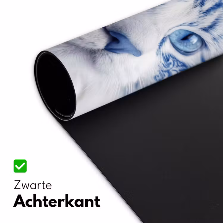 Bureau onderlegger - Kat - Patroon - Blauw — 5