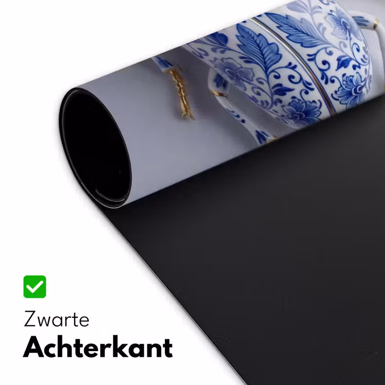Bureau onderlegger - Kever - Delfts - Blauw - Goud — 5
