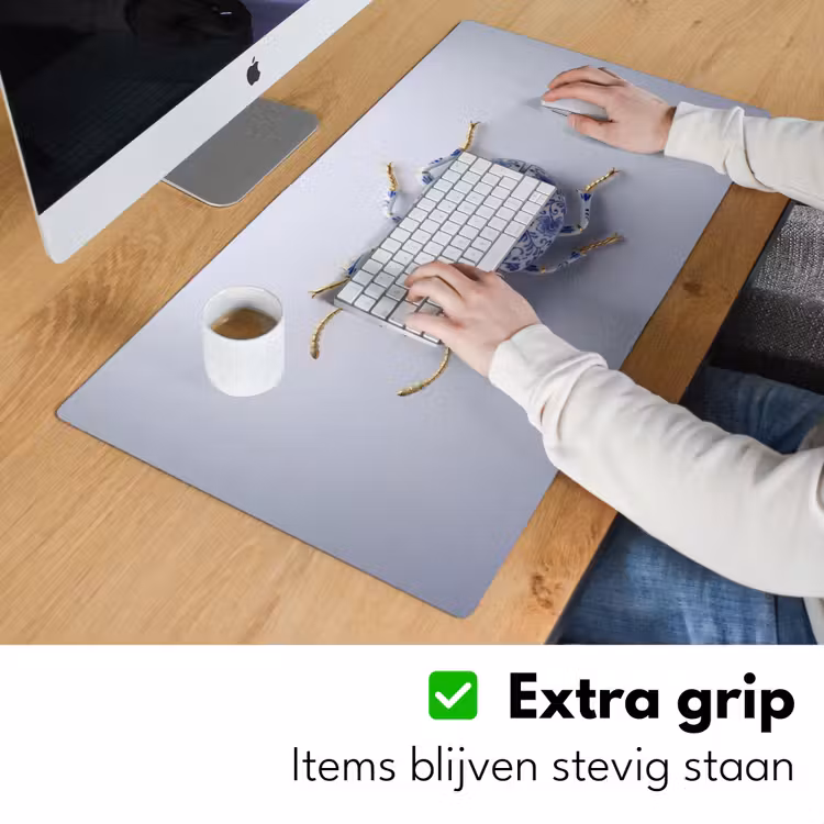 Bureau onderlegger - Kever - Delfts - Blauw - Goud — 6