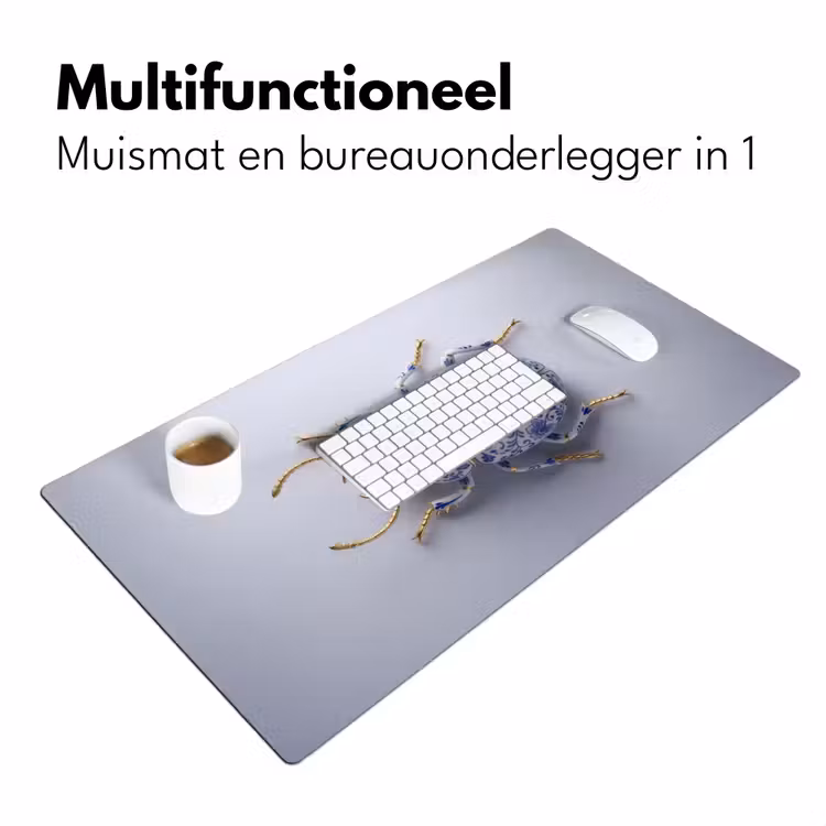 Bureau onderlegger - Kever - Delfts - Blauw - Goud — 7