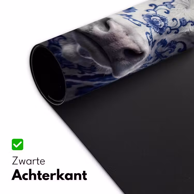 Bureau onderlegger - Koe - Delfts - Blauw - Artistiek — 5