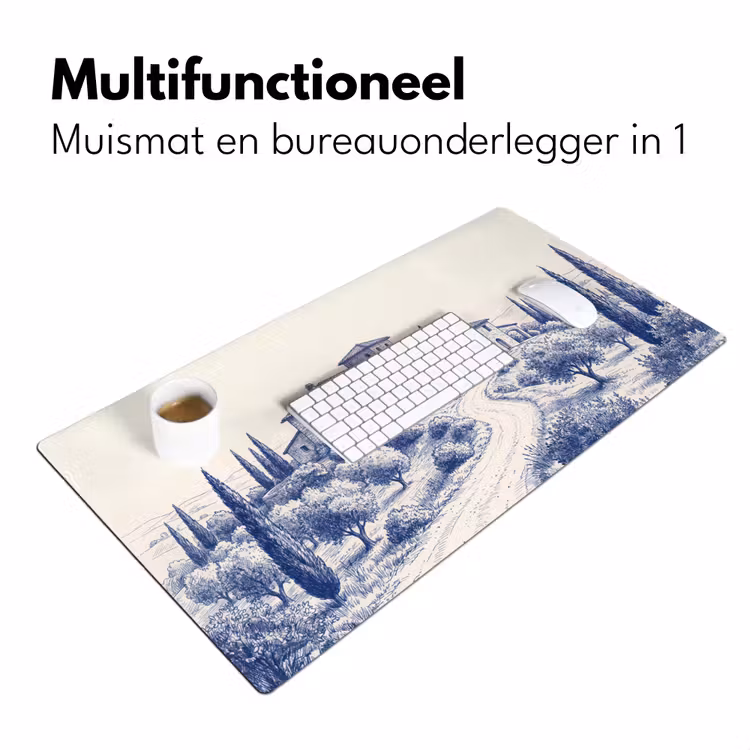 Bureau onderlegger - Rustiek - Landgoed - Blauw — 7