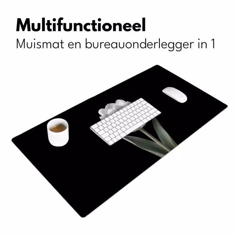 Bureau onderlegger - Tulp - Patroon - Blauw — 7