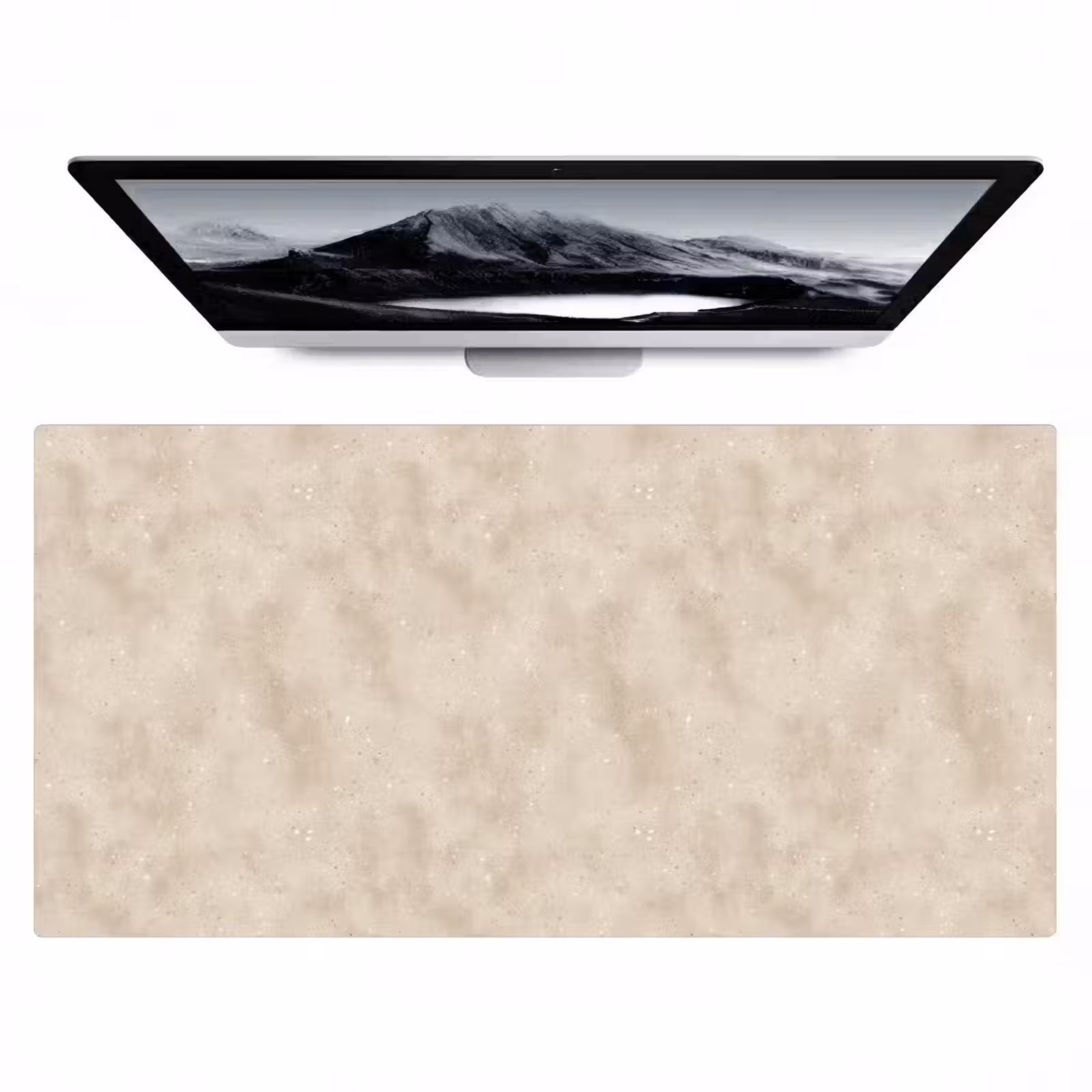 Bureau onderlegger - Structuur - Spikkels - Beige — 1