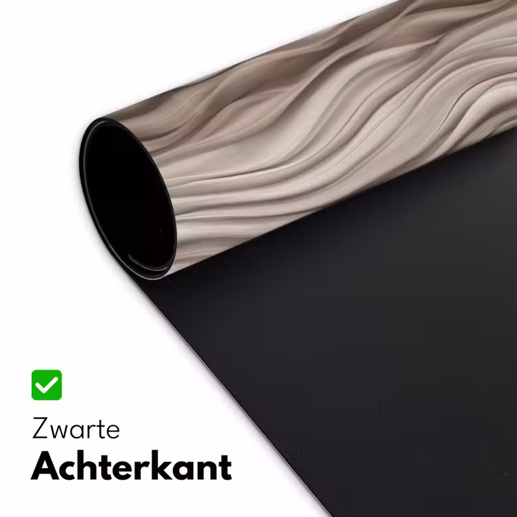 Bureau onderlegger - Golven - 3D - Crème — 5