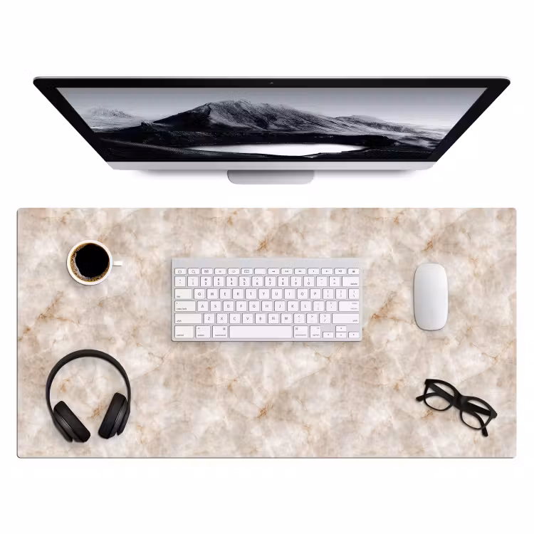 Bureau onderlegger - Marmer - Patroon - Klassiek — 4