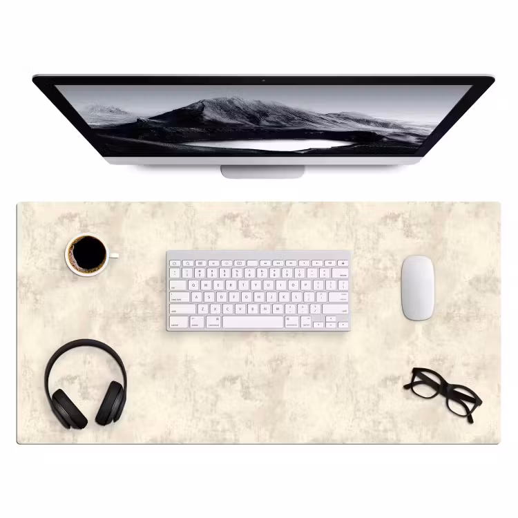 Bureau onderlegger - Patroon - Organisch - Beige — 4