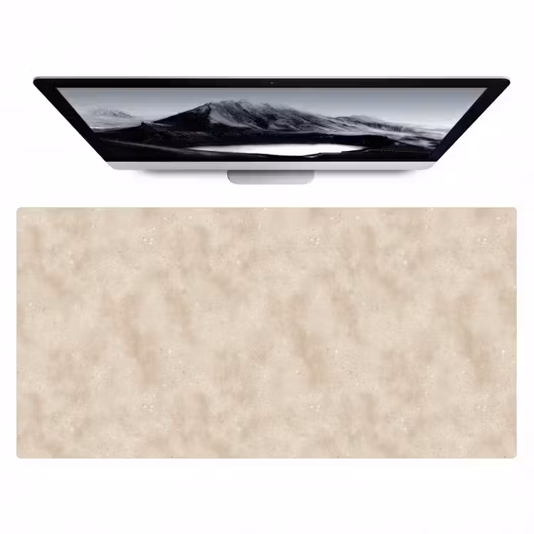 Bureau onderlegger - Structuur - Spikkels - Beige — 1