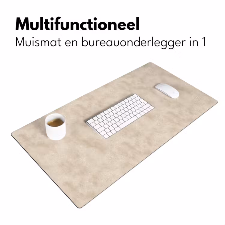 Bureau onderlegger - Structuur - Spikkels - Beige — 7
