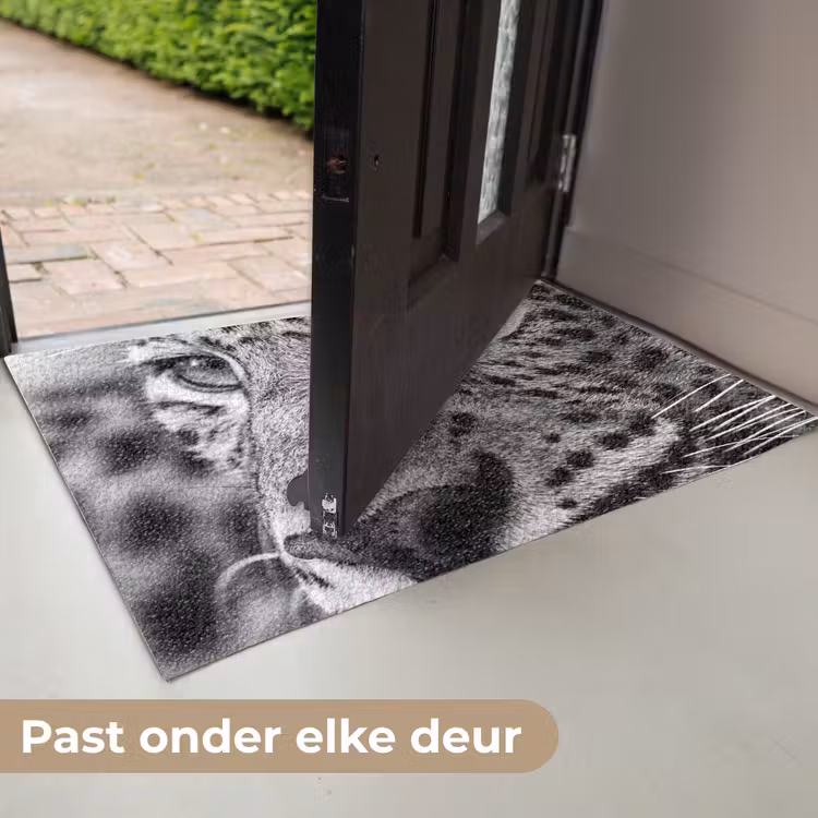 Deurmat - Luipaard - Zwart - Wit - Oog — 7