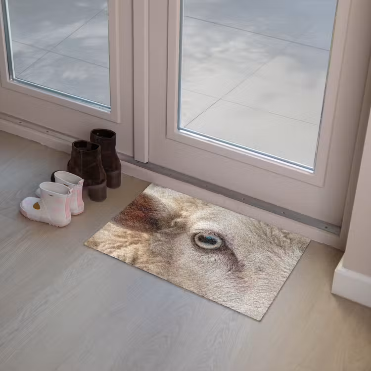 Deurmat - Schaap - Oog - Wit — 8