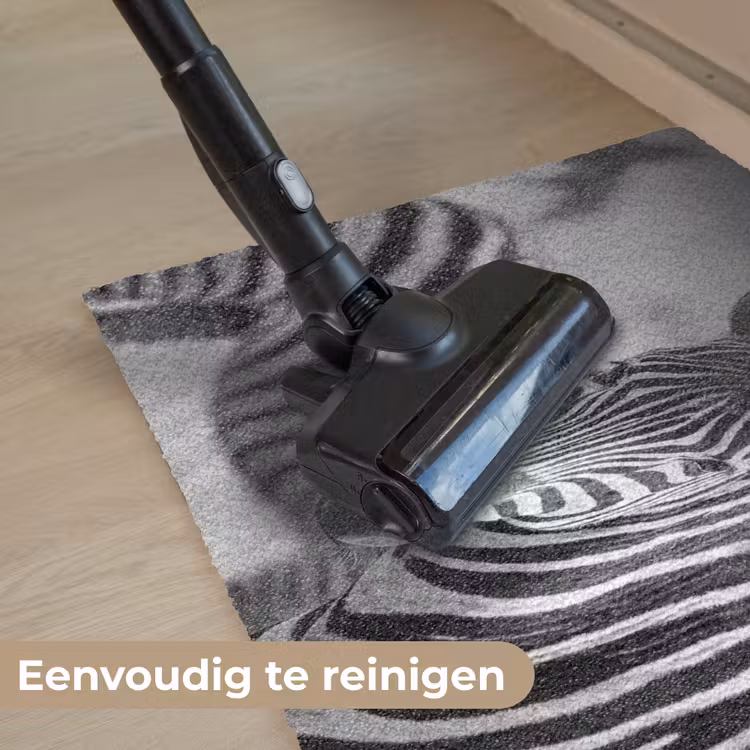 Deurmat - Zebra's - Zwart - Wit — 9