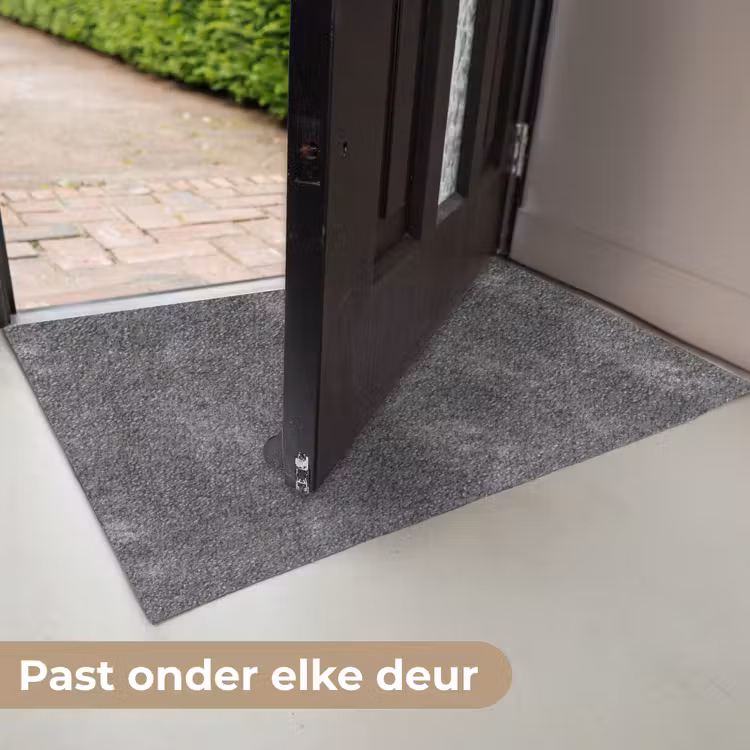 Deurmat - Donkergrijs - Ruw - Beton — 7