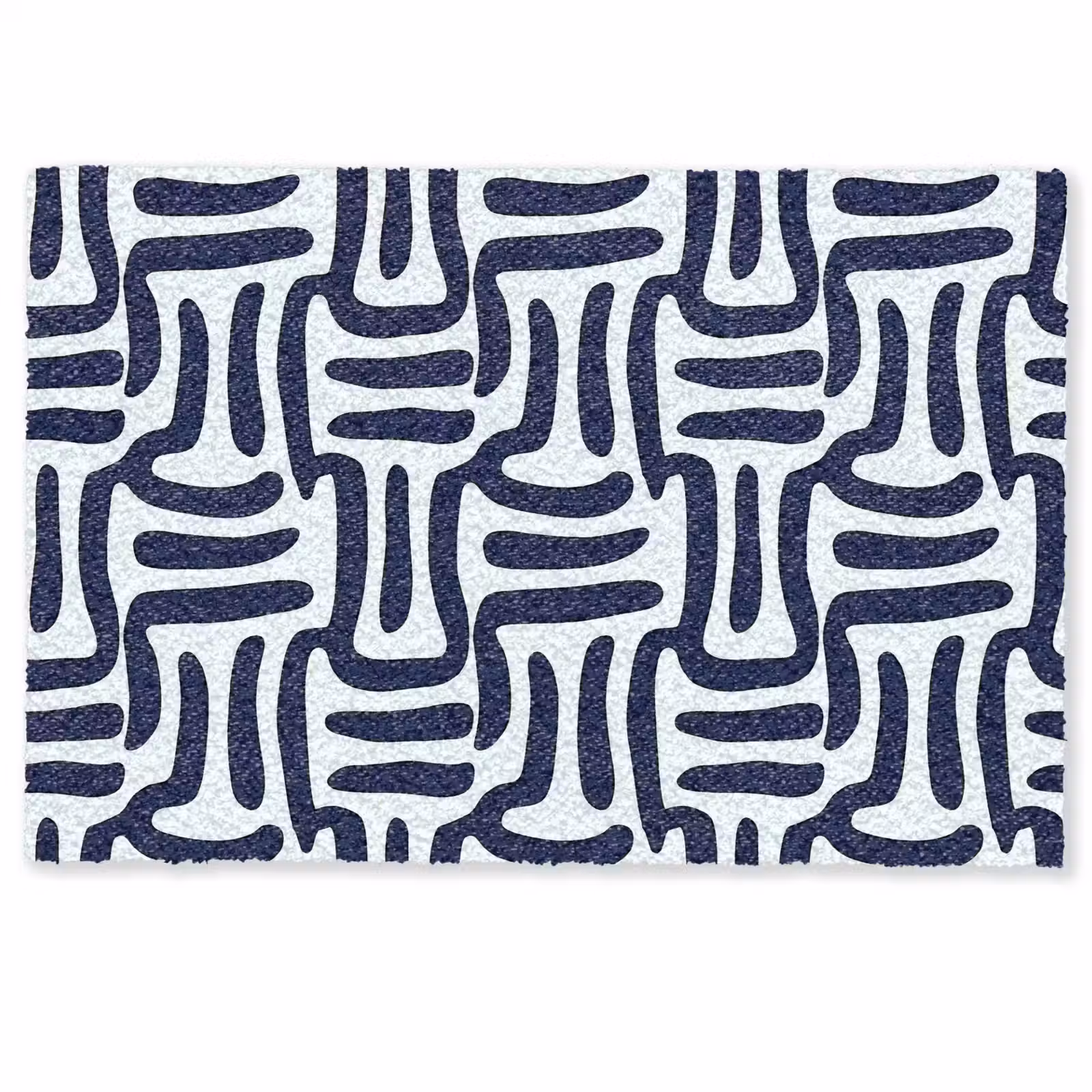 Deurmat - Abstract - Modern - Blauw — 1