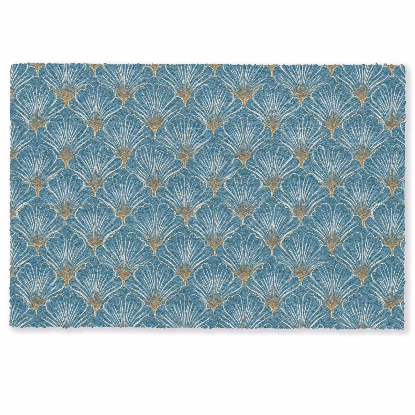 Deurmat - Symmetrisch - Patroon - Blauw — 1