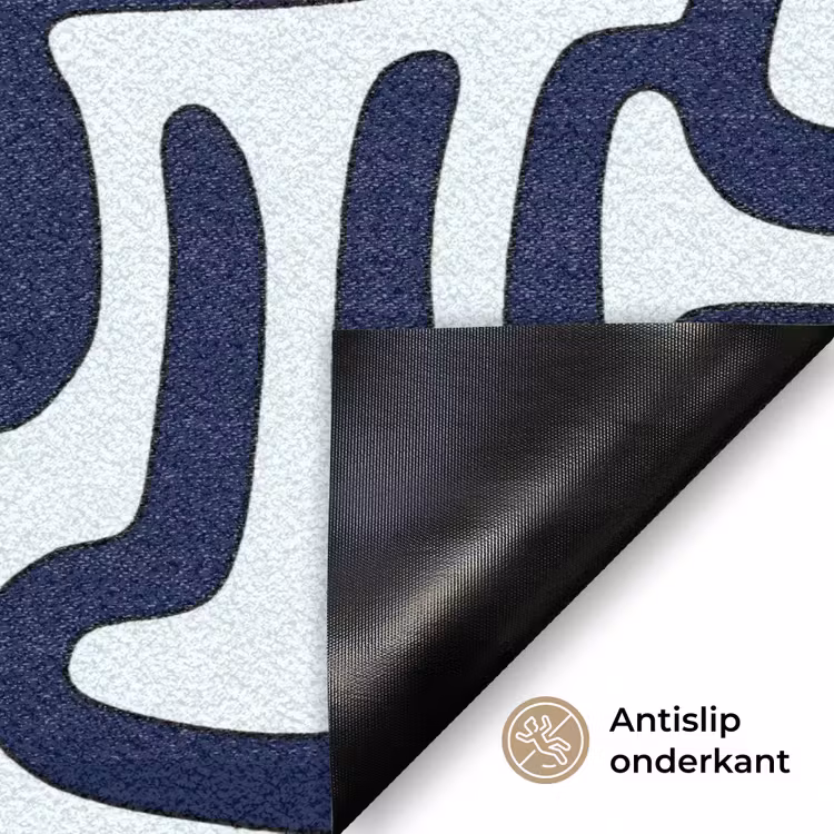 Deurmat - Abstract - Modern - Blauw — 6