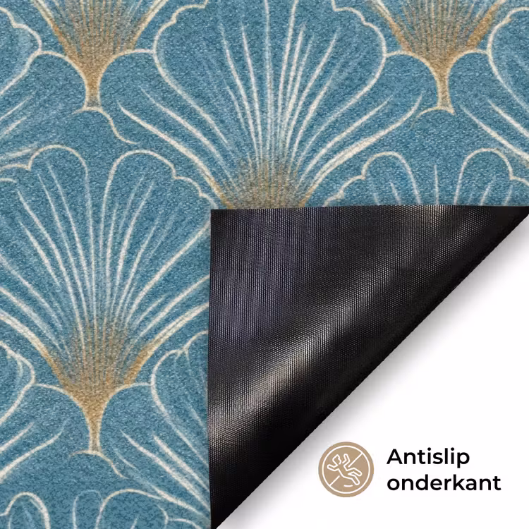 Deurmat - Symmetrisch - Patroon - Blauw — 6