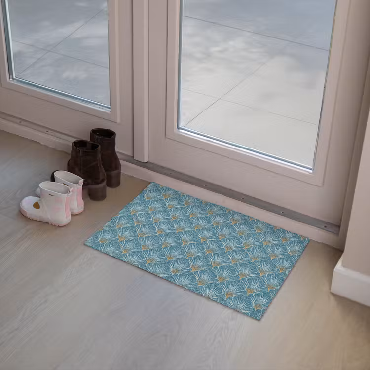 Deurmat - Symmetrisch - Patroon - Blauw — 8