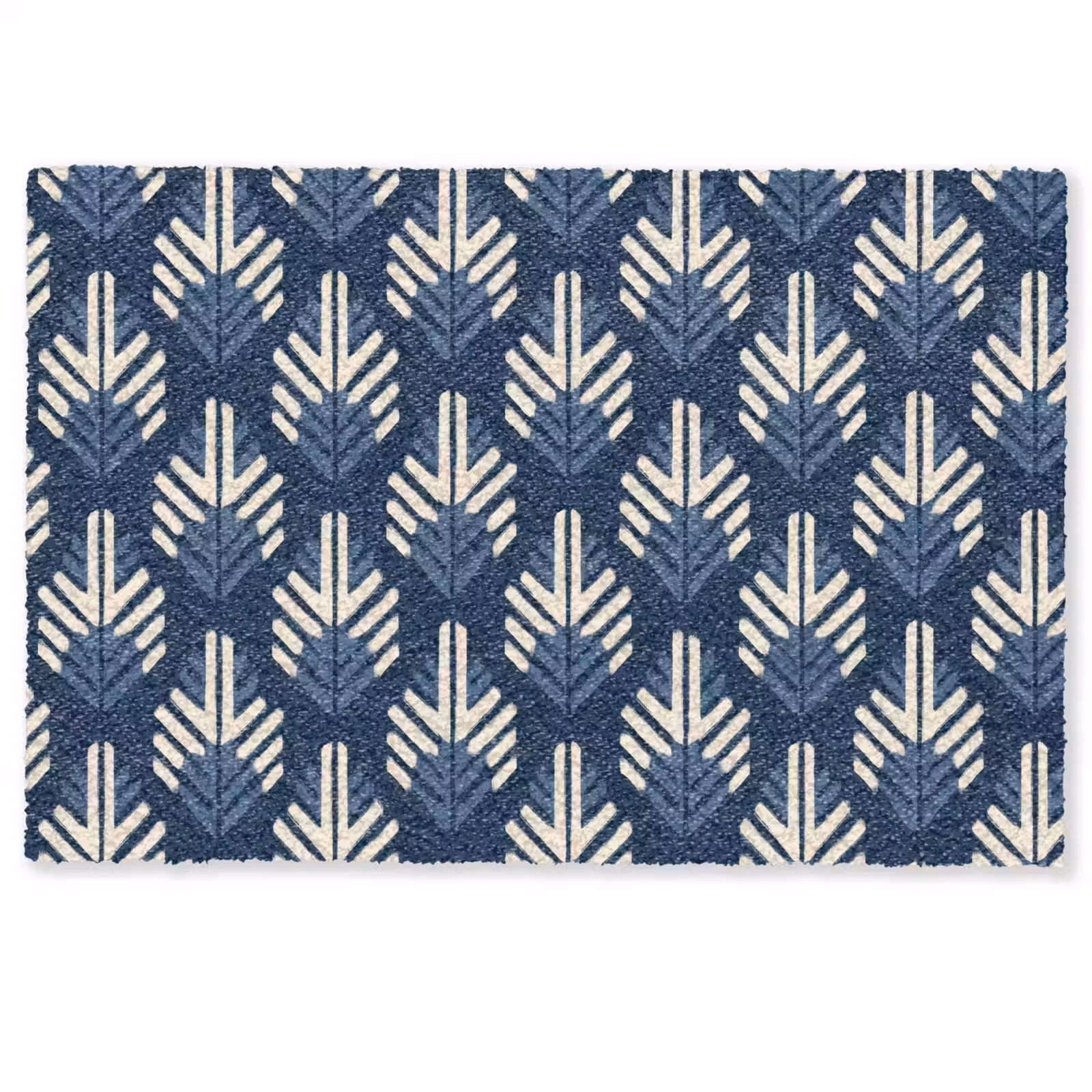 Deurmat - Modern - Patroon - Blauw — 1