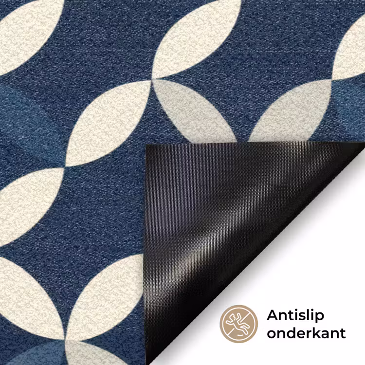 Deurmat - Abstract - Patroon - Blauw — 6