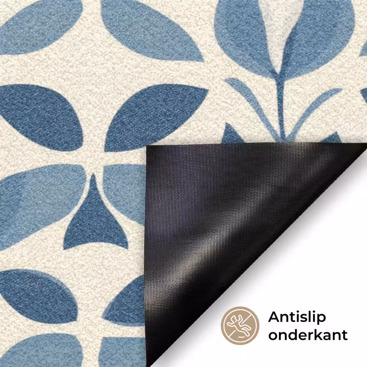 Deurmat - Flora - Modern - Blauw — 6